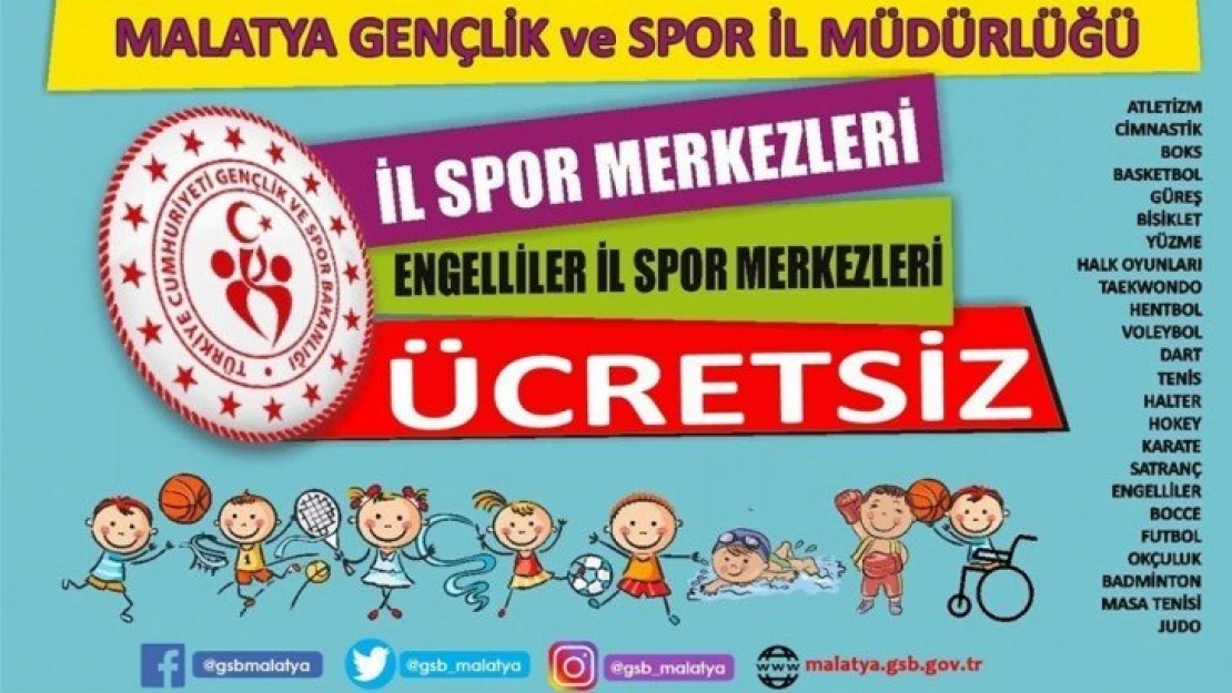 Spor Merkezleri kayıtları başladı