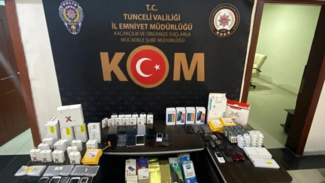 Tunceli'de kaçakçılık operasyonu: 4 gözaltı