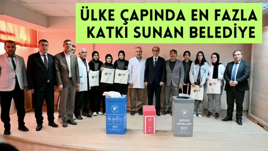 Ülke çapında en fazla katkı sunan belediye