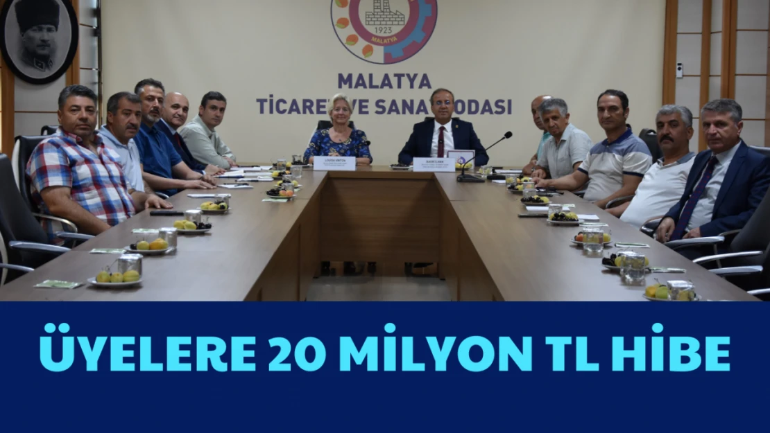 Üyelere 20 milyon TL hibe