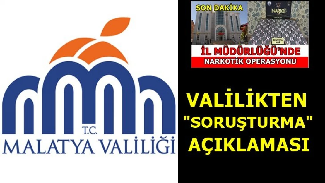 Valilikten 'soruşturma' açıklaması