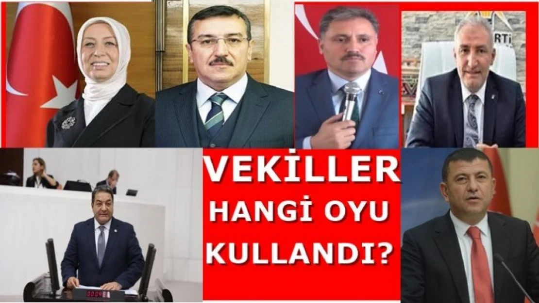 Vekiller hangi oyu kullandı?