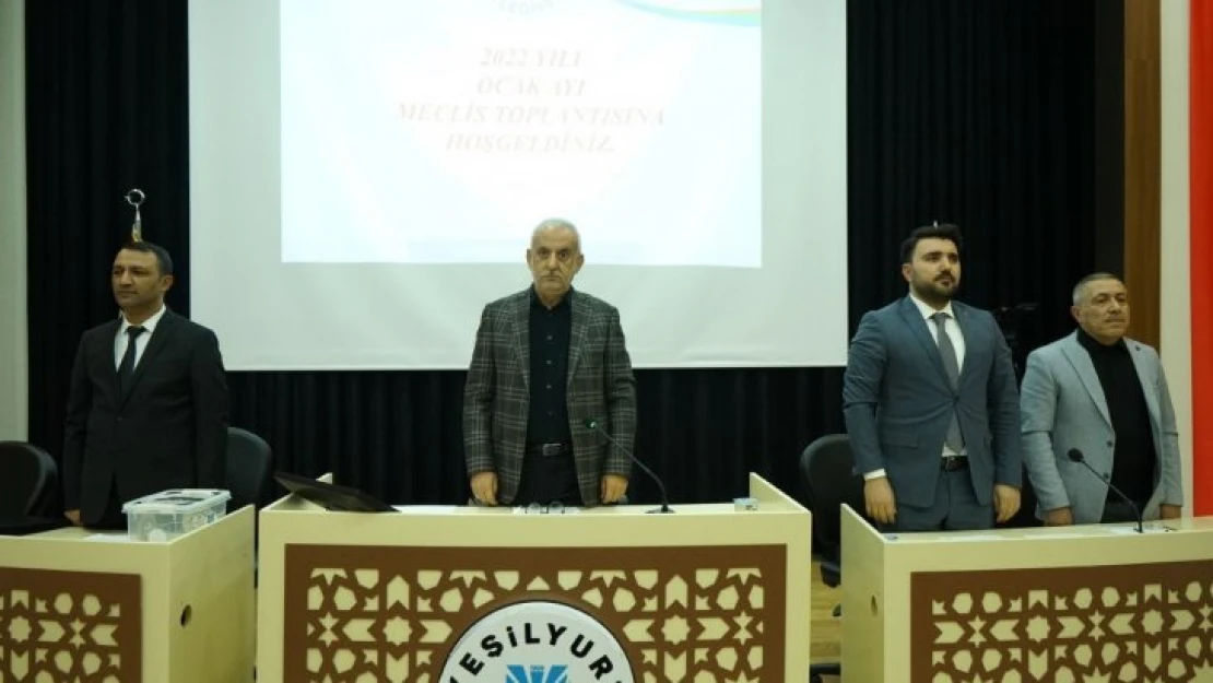 Yeşilyurt Belediye Meclisi, 2022'nin ilk toplantısını yaptı