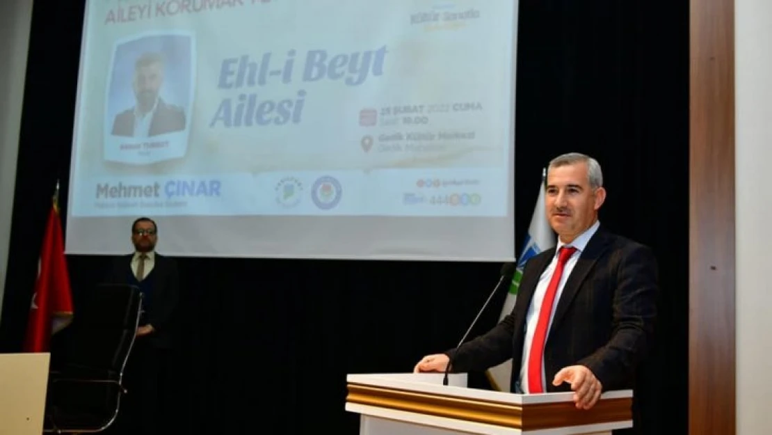 Yeşilyurt'ta 'ehli beyt ailesi' paneli