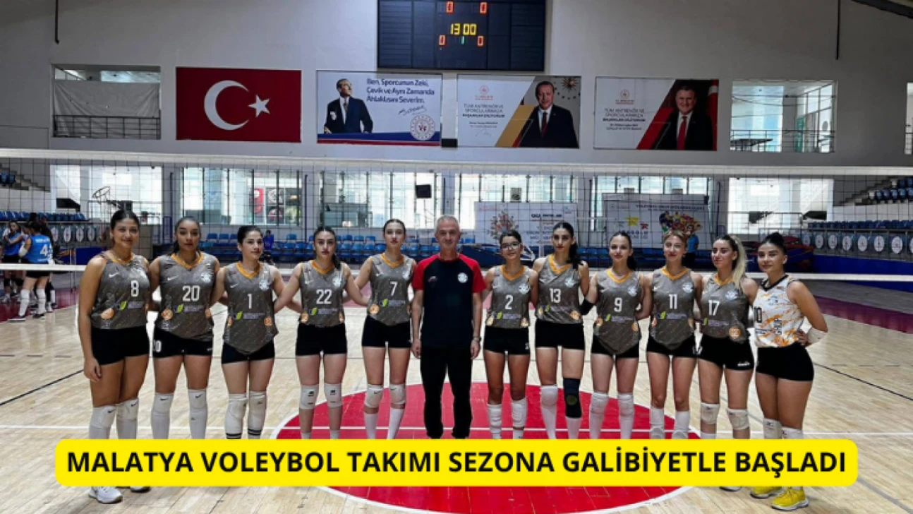 Malatya Voleybol takımı sezona galibiyetle başladı