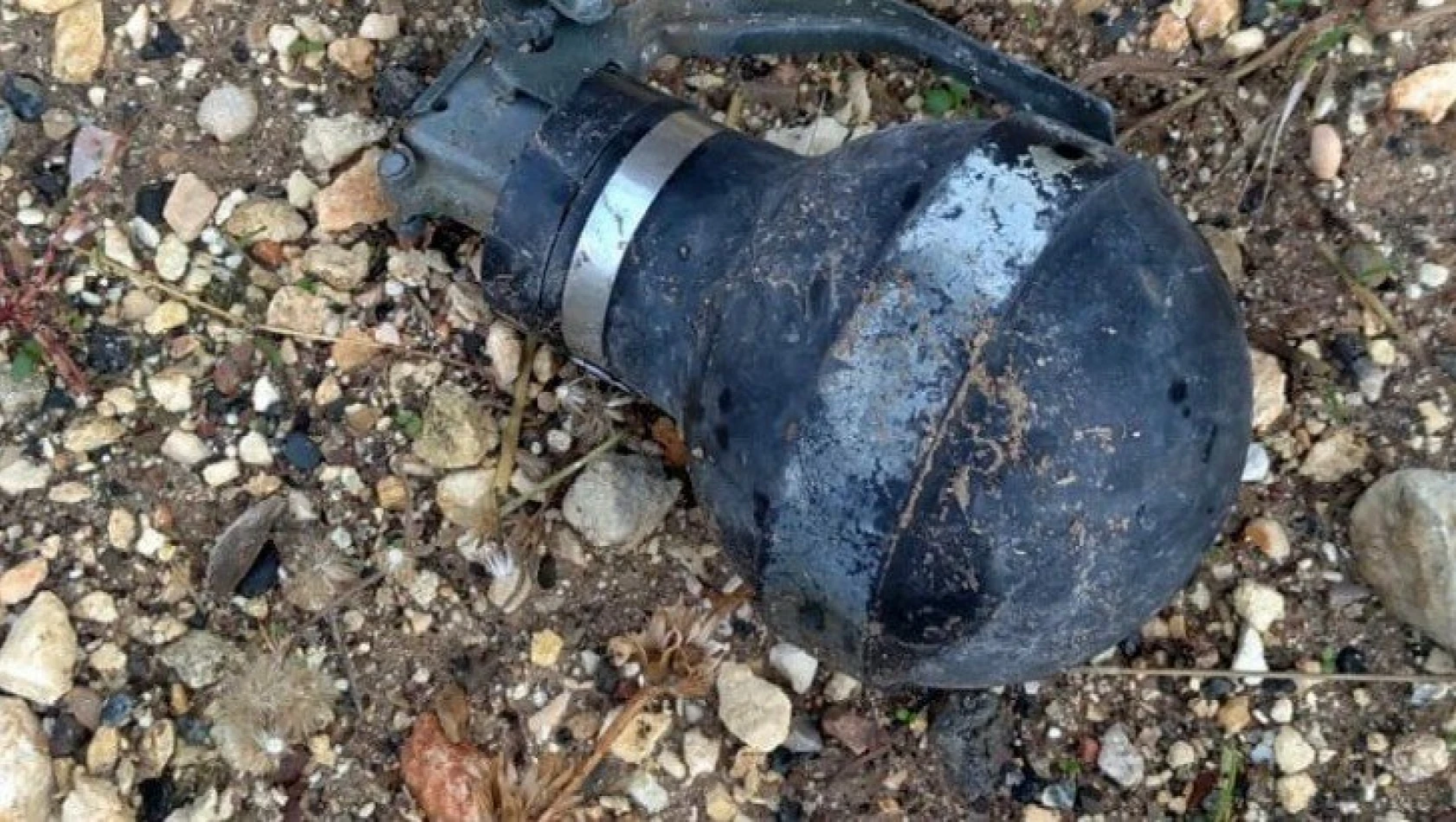 Adıyaman'da gaz bombası bulundu