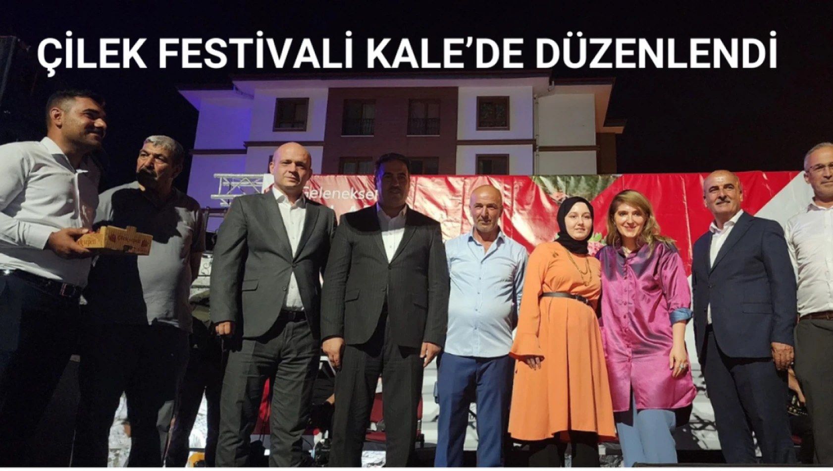 Çilek Festivali Kale'de düzenlendi