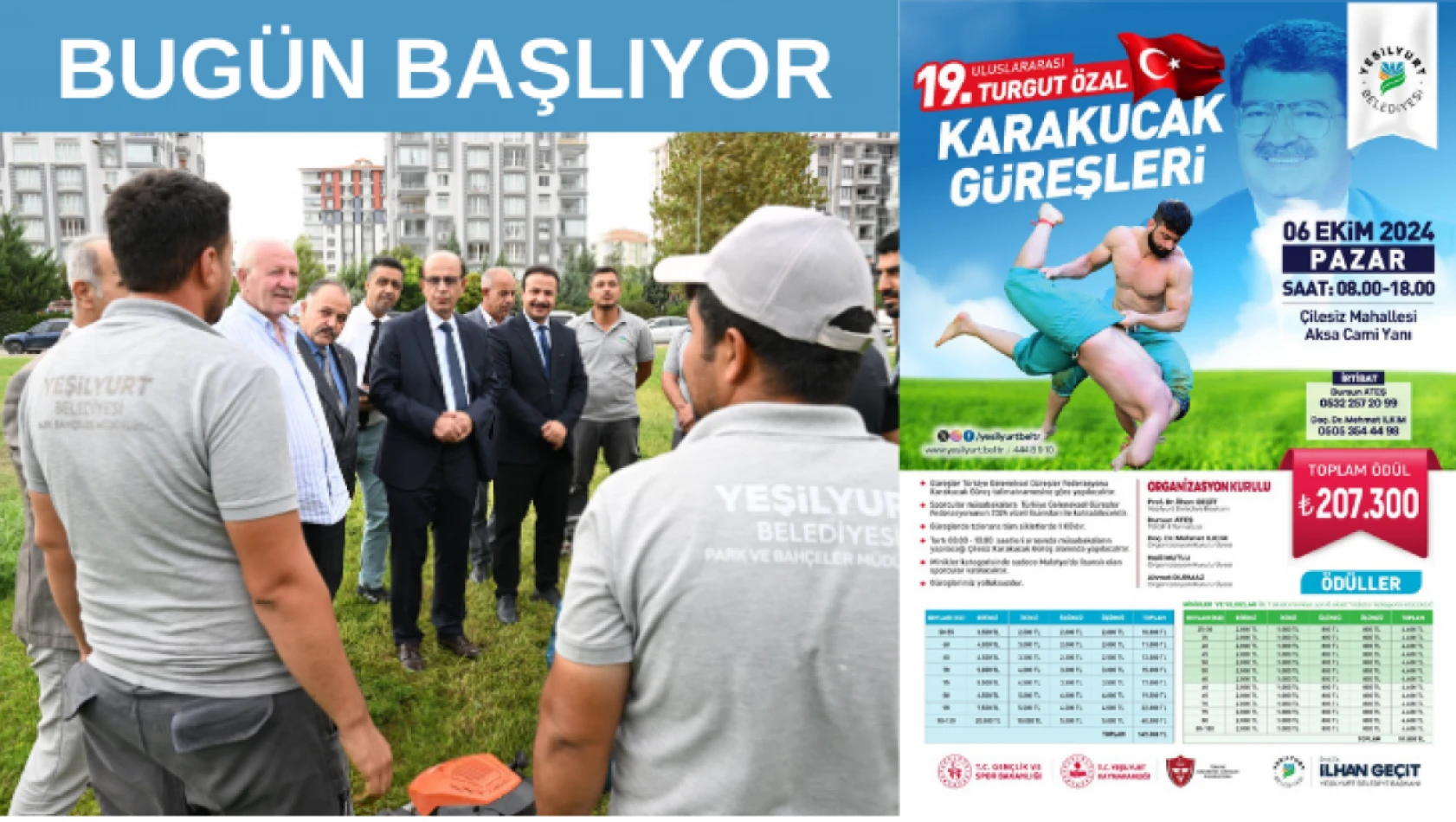 Karakucak Güreşleri bugün başlıyor