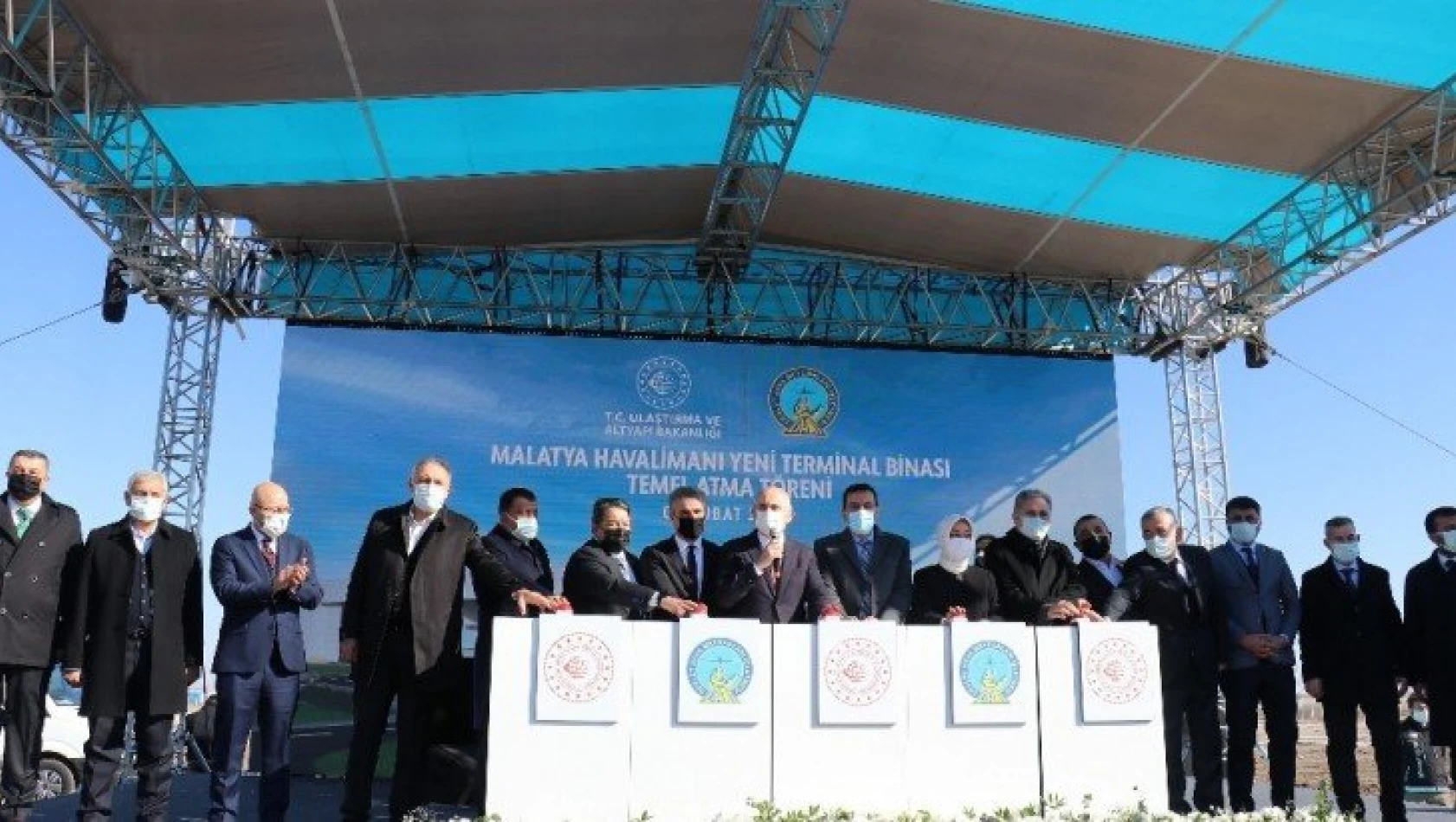 Malatya Havaalanı yeni terminal binasının temeli atıldı