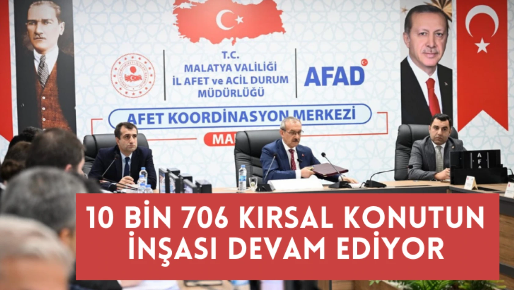 Malatya Valisi Seddar Yavuz: 10 bin 706 kırsal konutun inşası devam ediyor