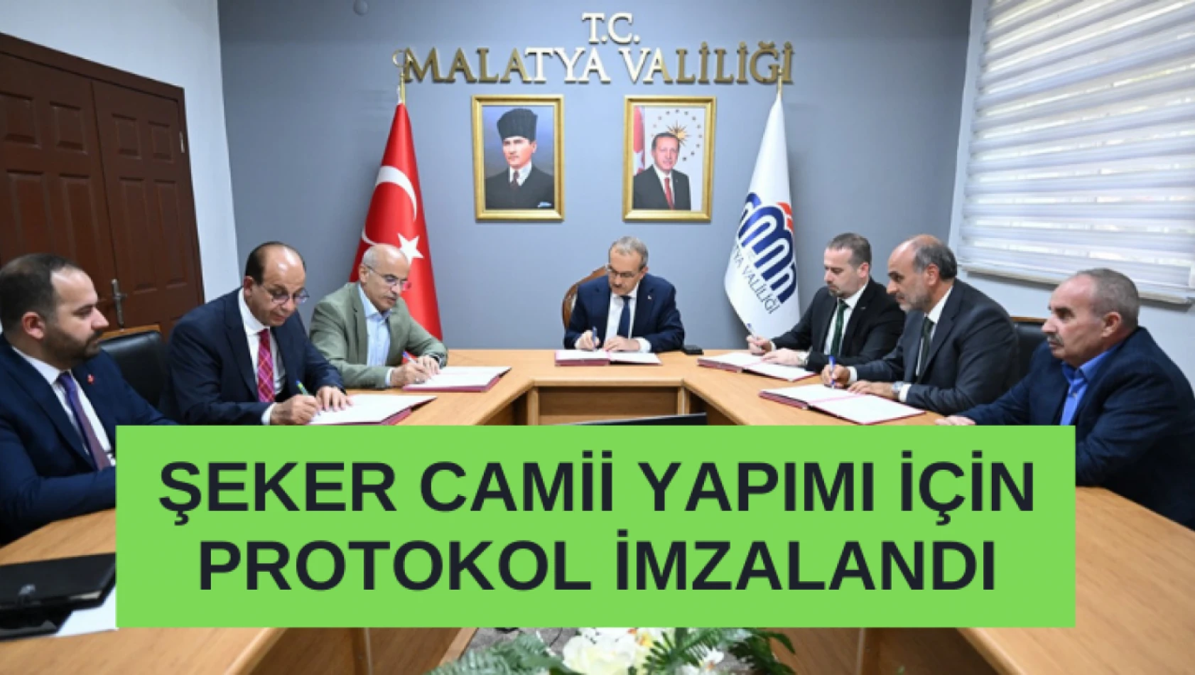 Şeker Camii yapımı için protokol imzalandı