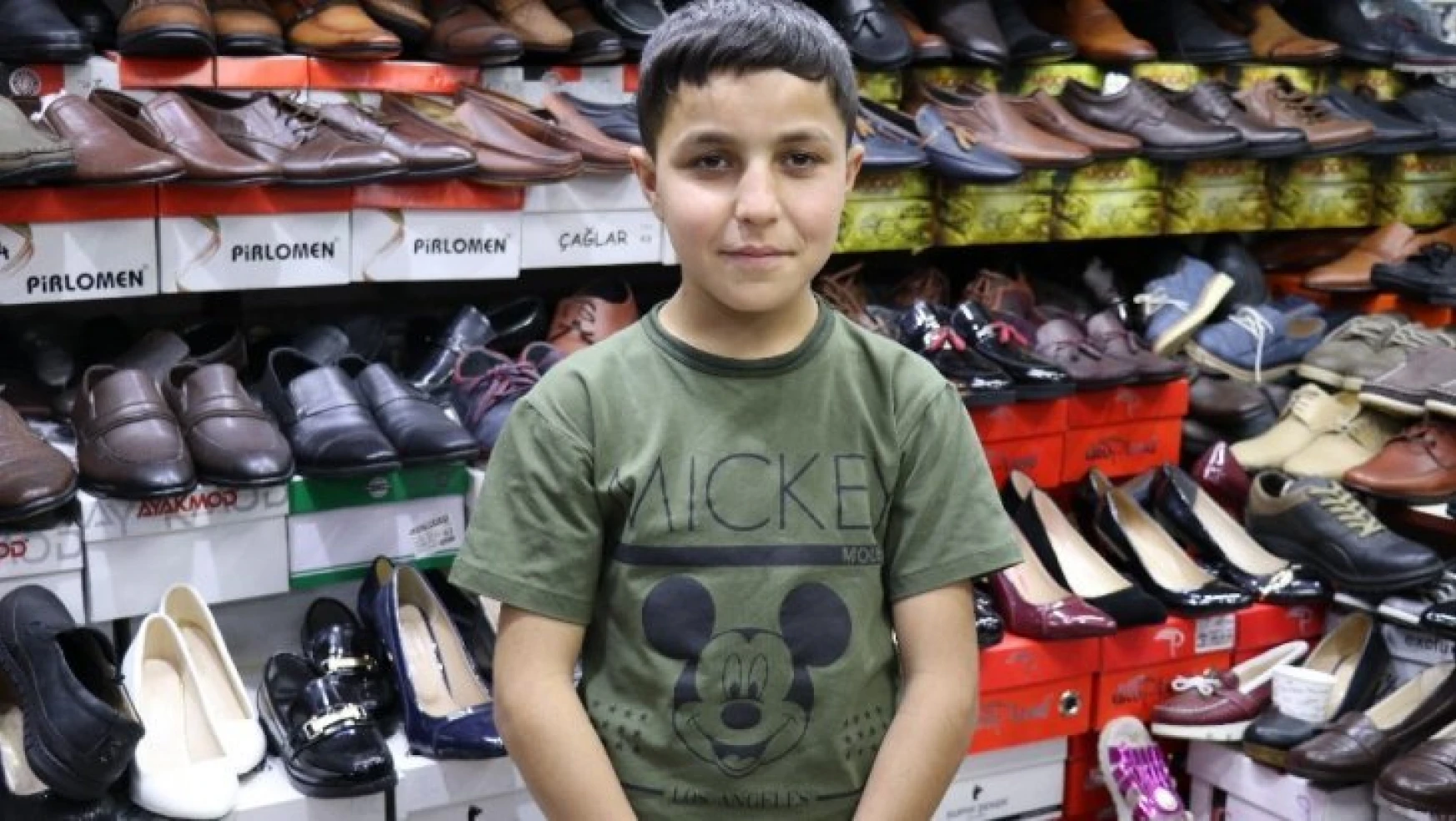 13 yaşındaki Suriyeli Halit'in yürek burkan hikayesi