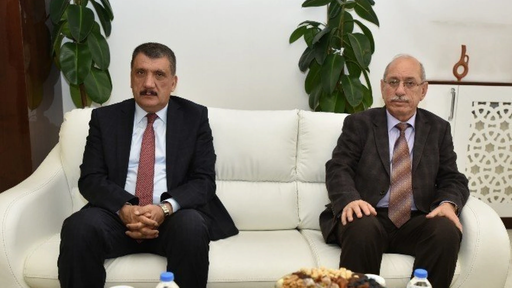 TTK Başkanı Turan Başkan Gürkan'ı ziyaret etti