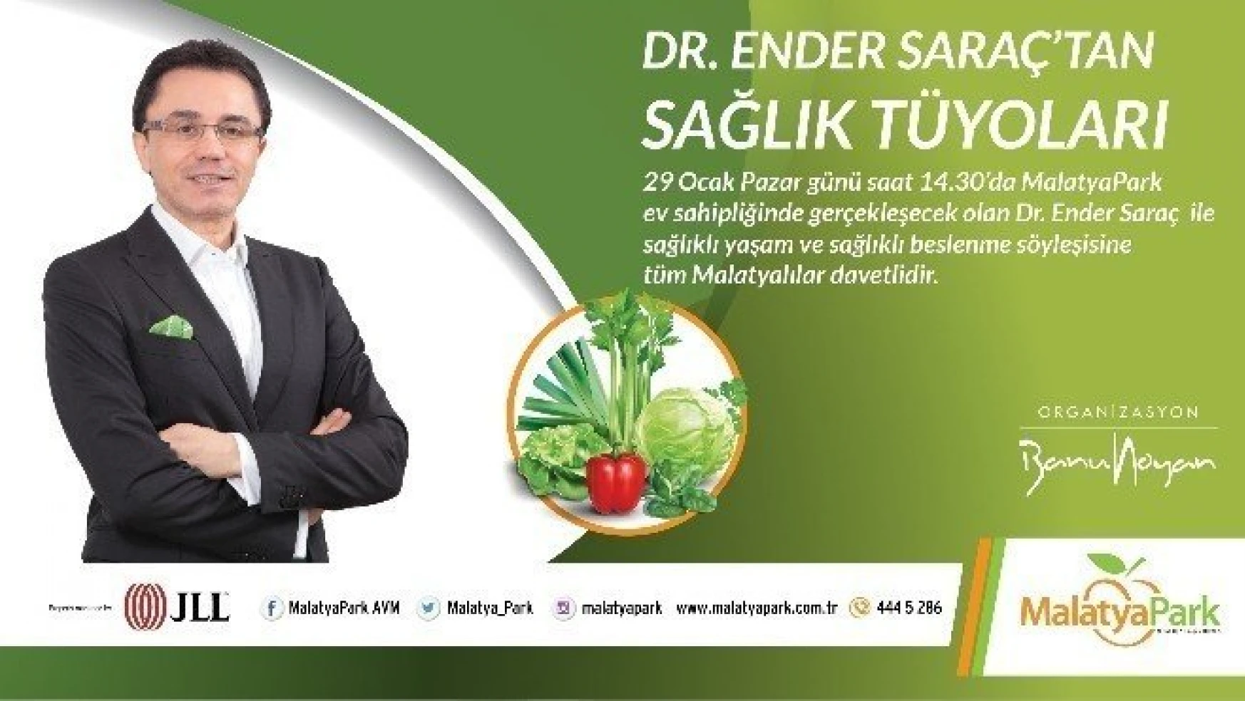 Ender Saraç sağlıklı yaşamın sırlarını anlatacak