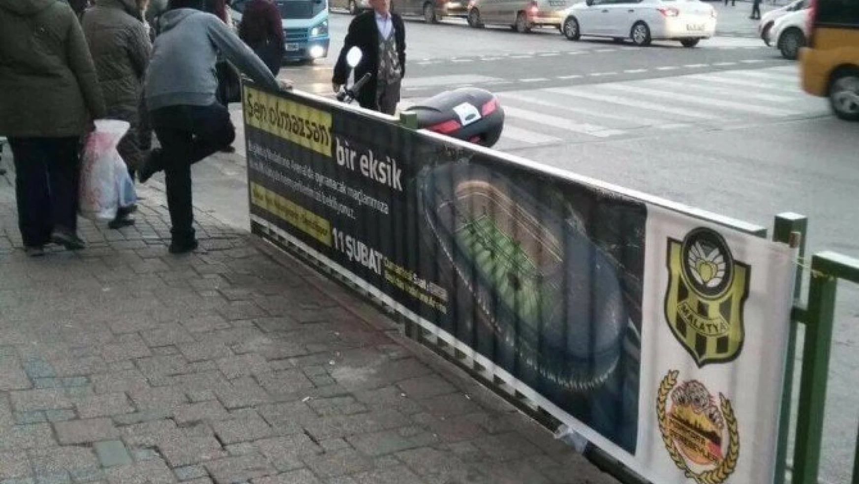 Evkur Yeni Malatyaspor afişleri İstanbul sokaklarında!