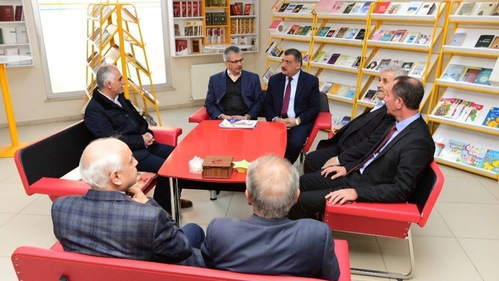 Başkan Gürkan, BİLSAM'I ziyaret etti
