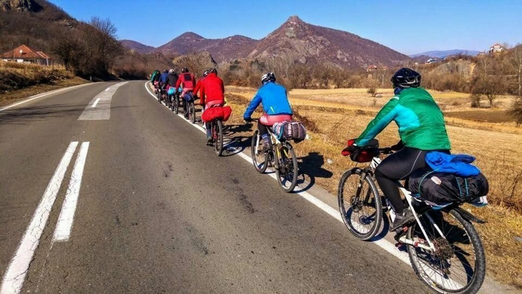 Bisiklet topluluğunun Balkan turu devam ediyor