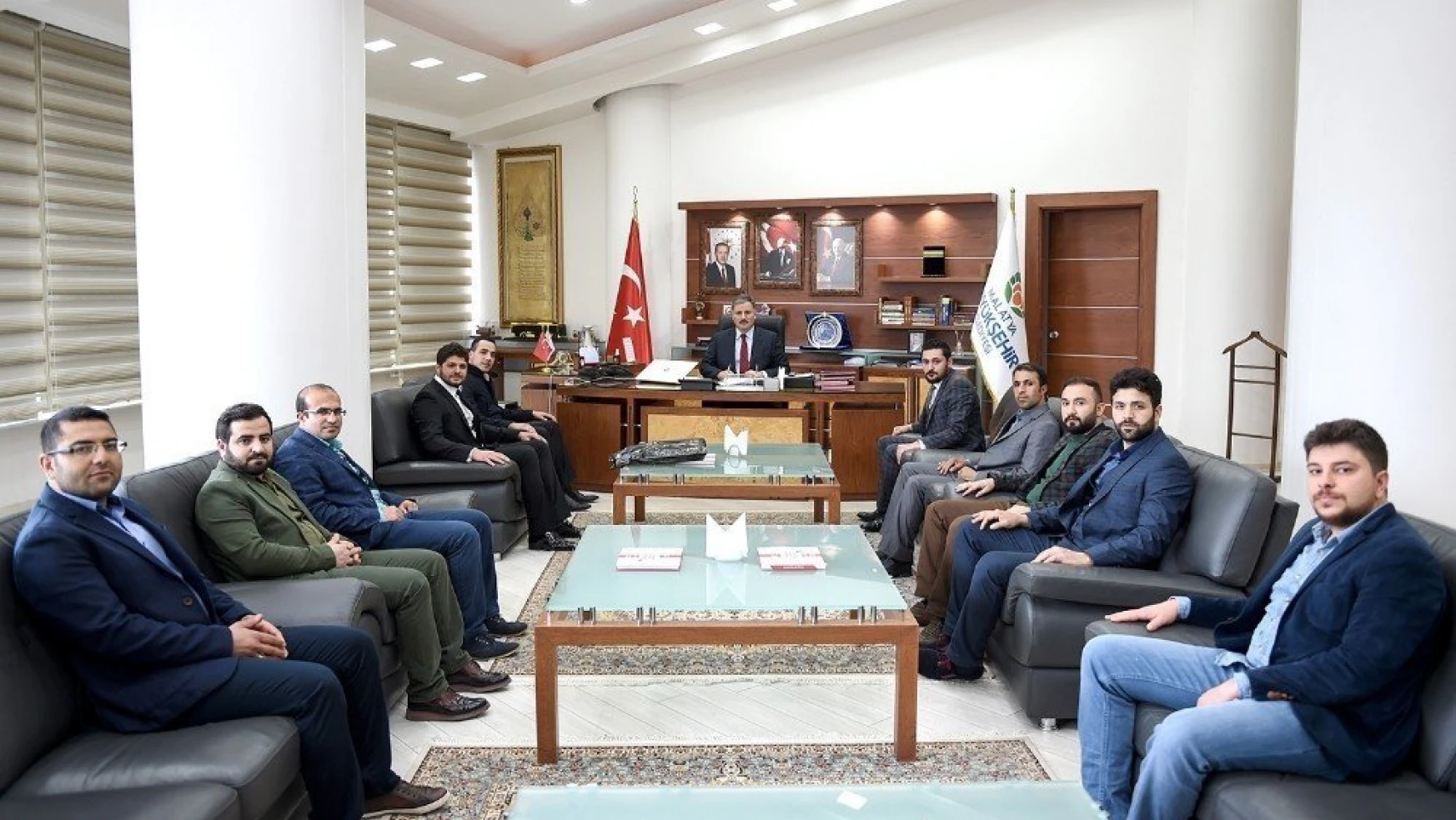 Başkan Çakır Genç ASKON yönetimini kabul etti