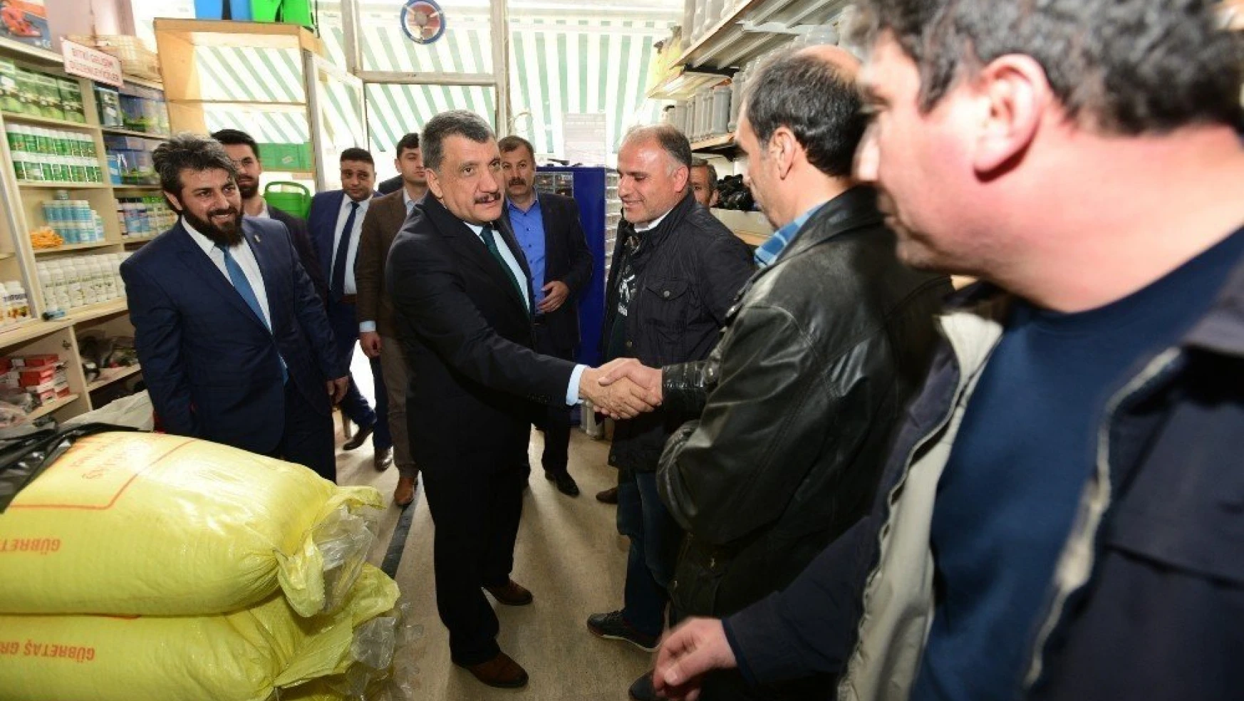 Başkan Gürkan, Battalgazi Esnaf Odasını ziyaret etti
