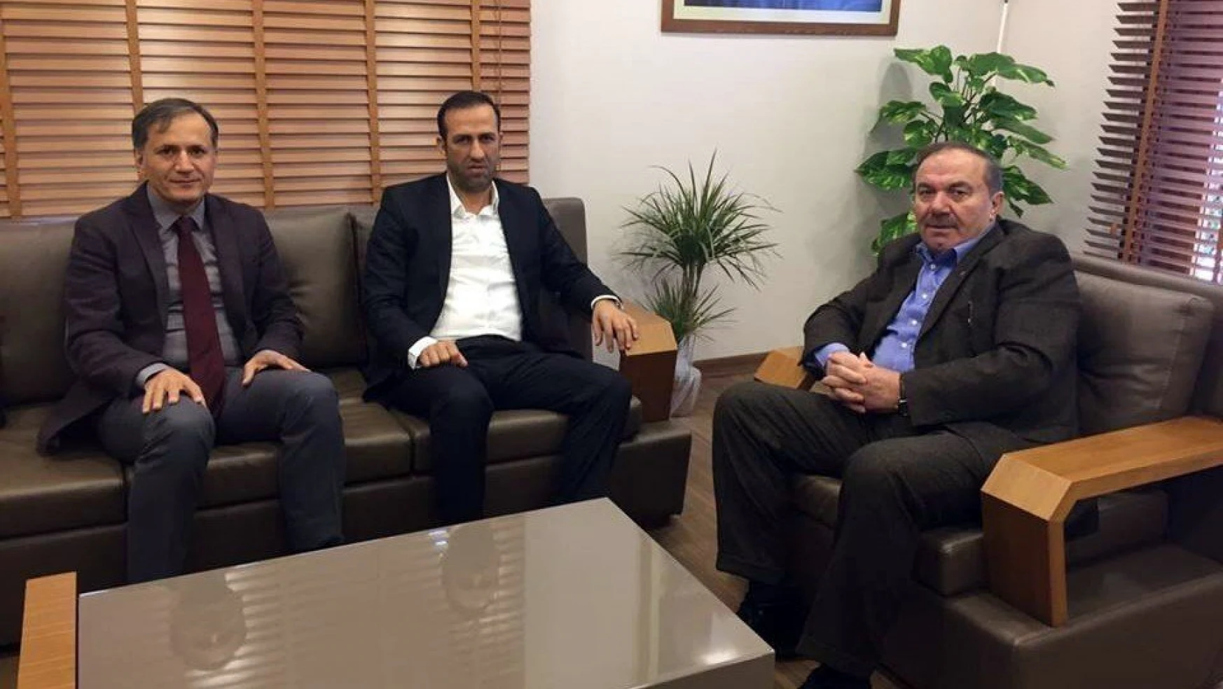 Başkan Gevrek'ten, MHK Başkanı Namoğlu'na ziyaret