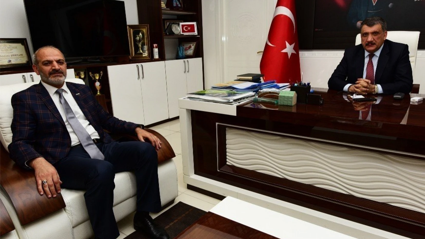 MÜSİAD Şube Başkanı Kalan'dan Gürkan'a ziyaret