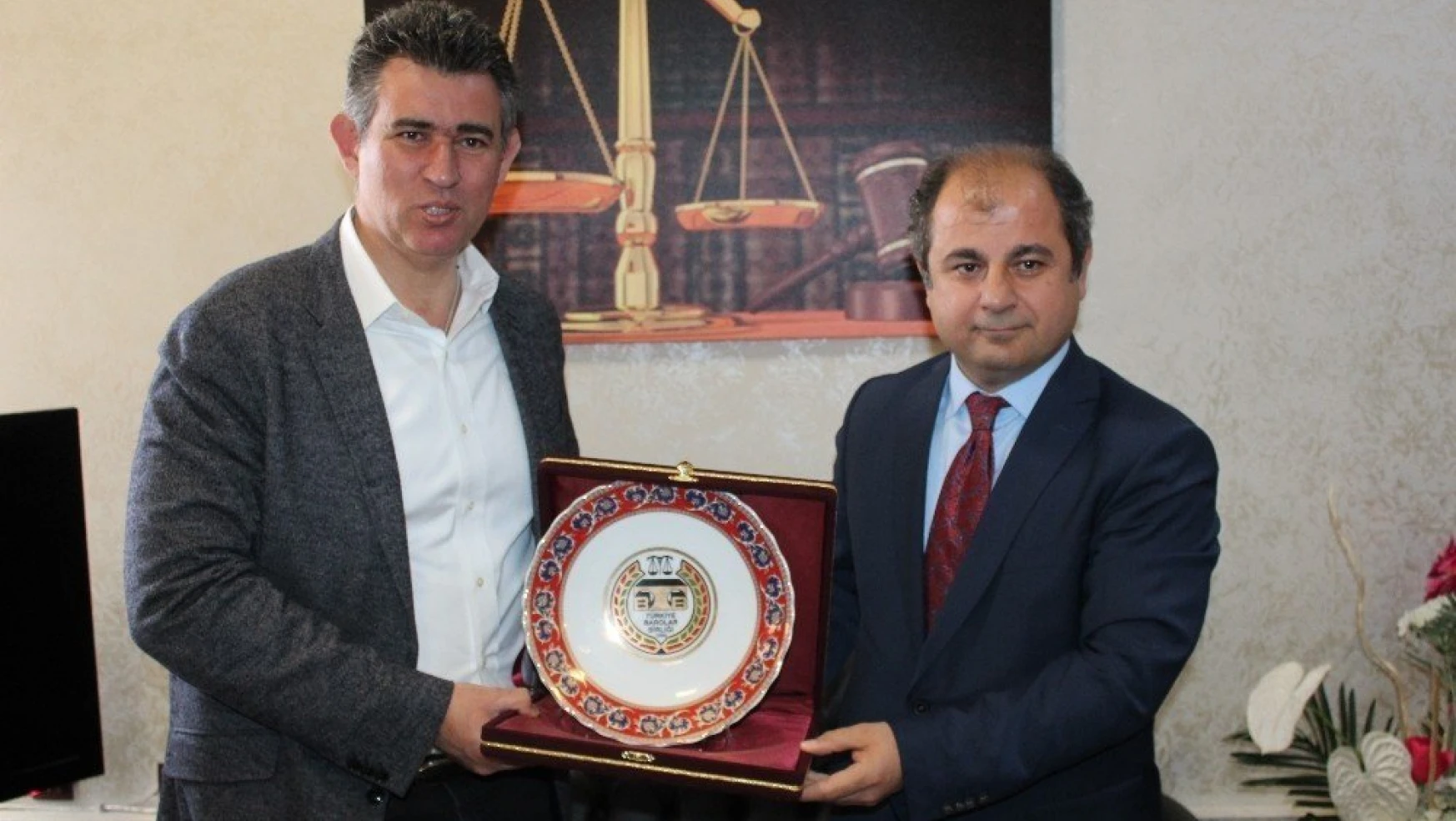 TBB Başkanı Feyzioğlu Malatya Barosunu ziyaret etti