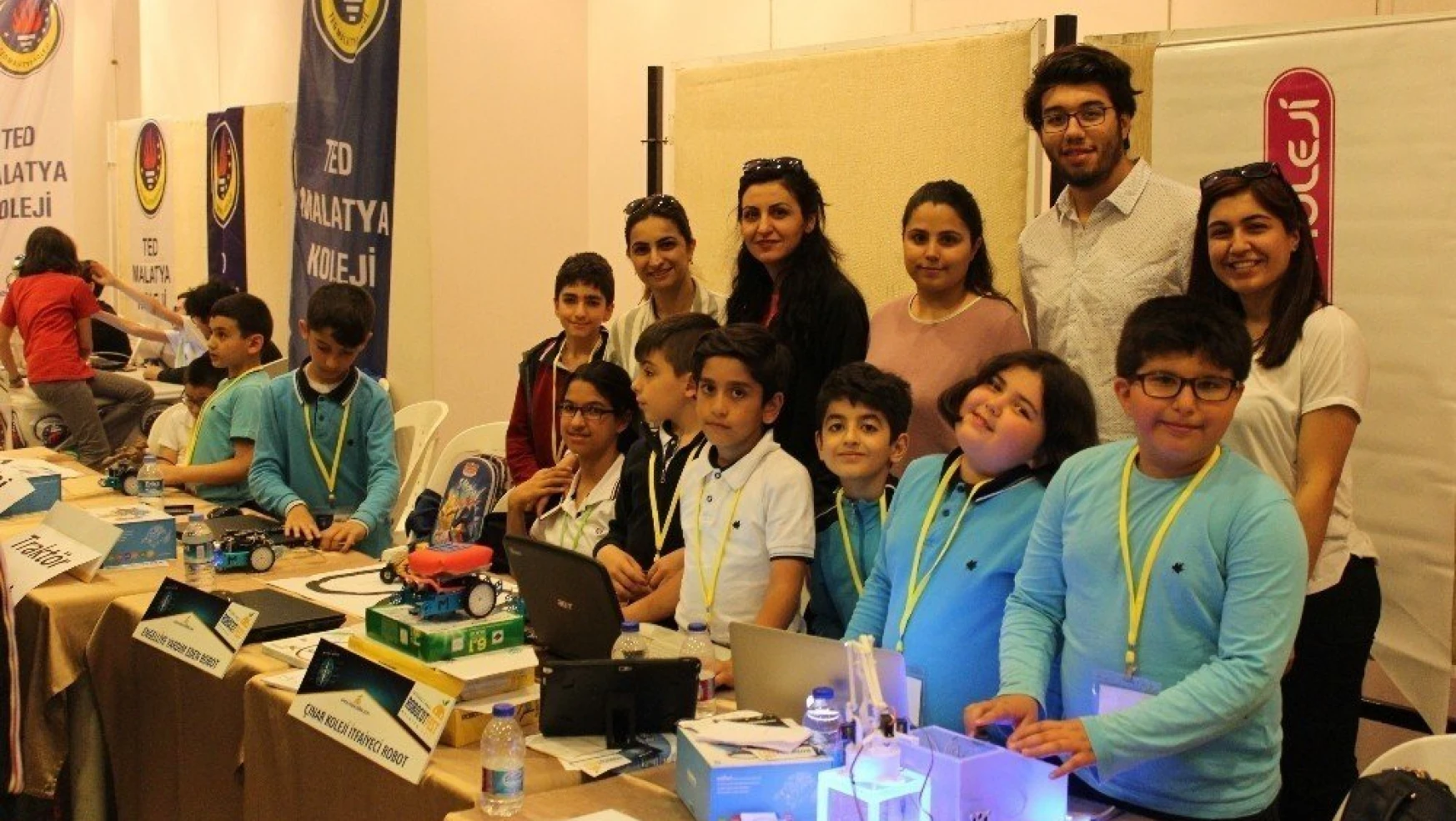 Çınar Koleji öğrencisi Kemal Şahin robot yarışmasında birinci oldu
