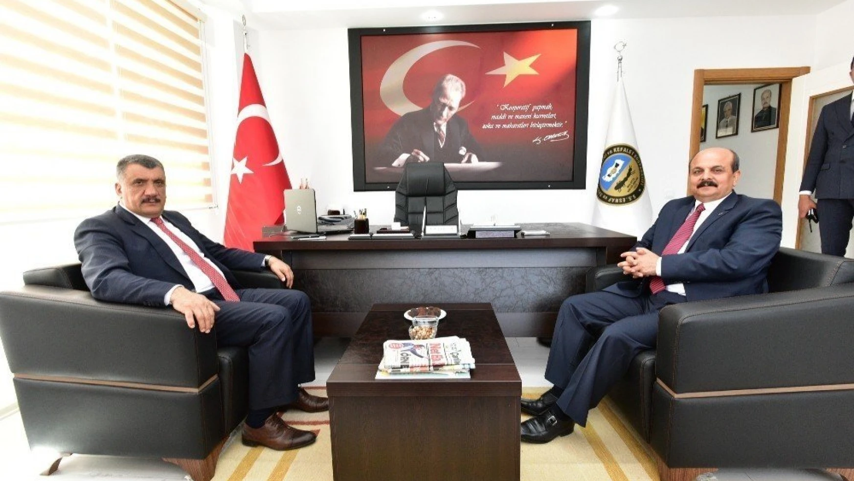 Gürkan, ESKKK Bölge Birliğini ziyaret etti
