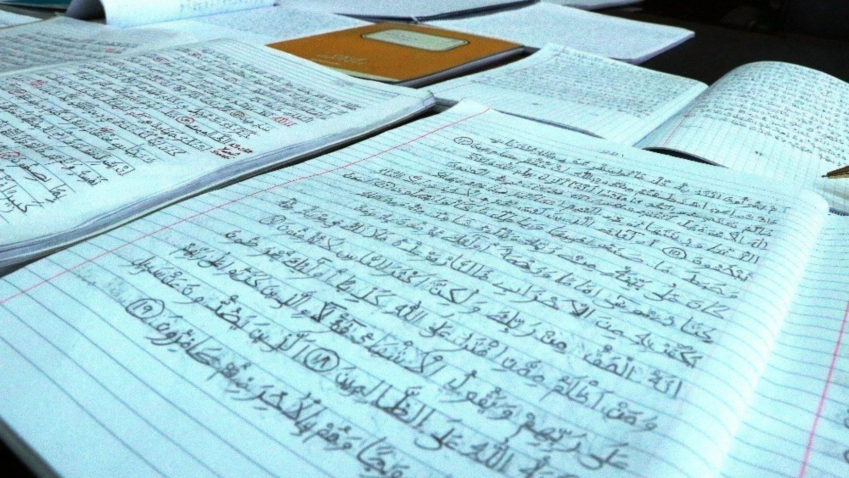 (Özel haber) Kur'an-ı Kerim'i 2.5 ayda el yazısı ile yazdılar
