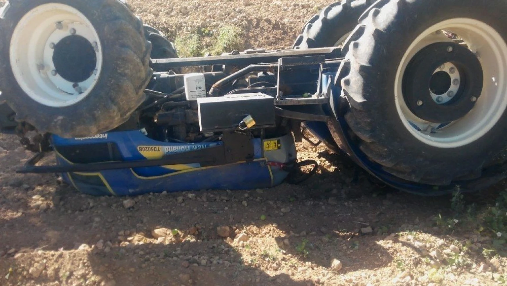 Malatya'da traktör devrildi: 1 yaralı