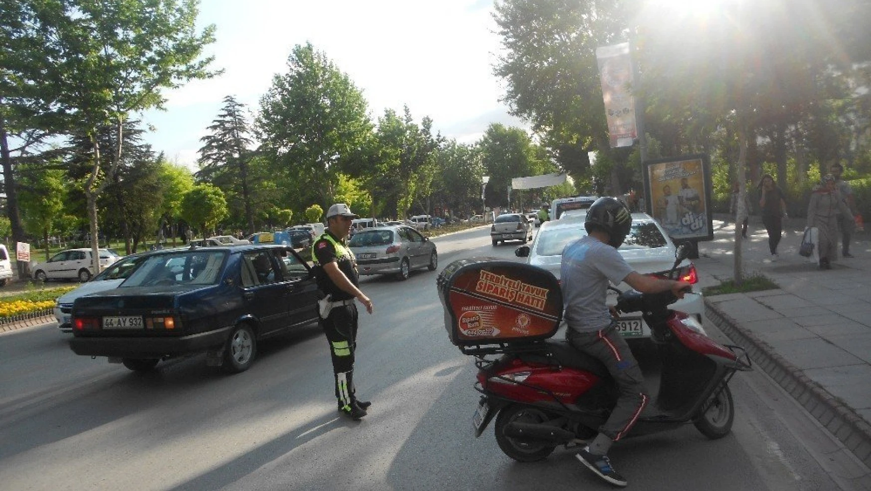 Polis kurallara uymayan motosiklet sürücülerine ceza yağdırdı
