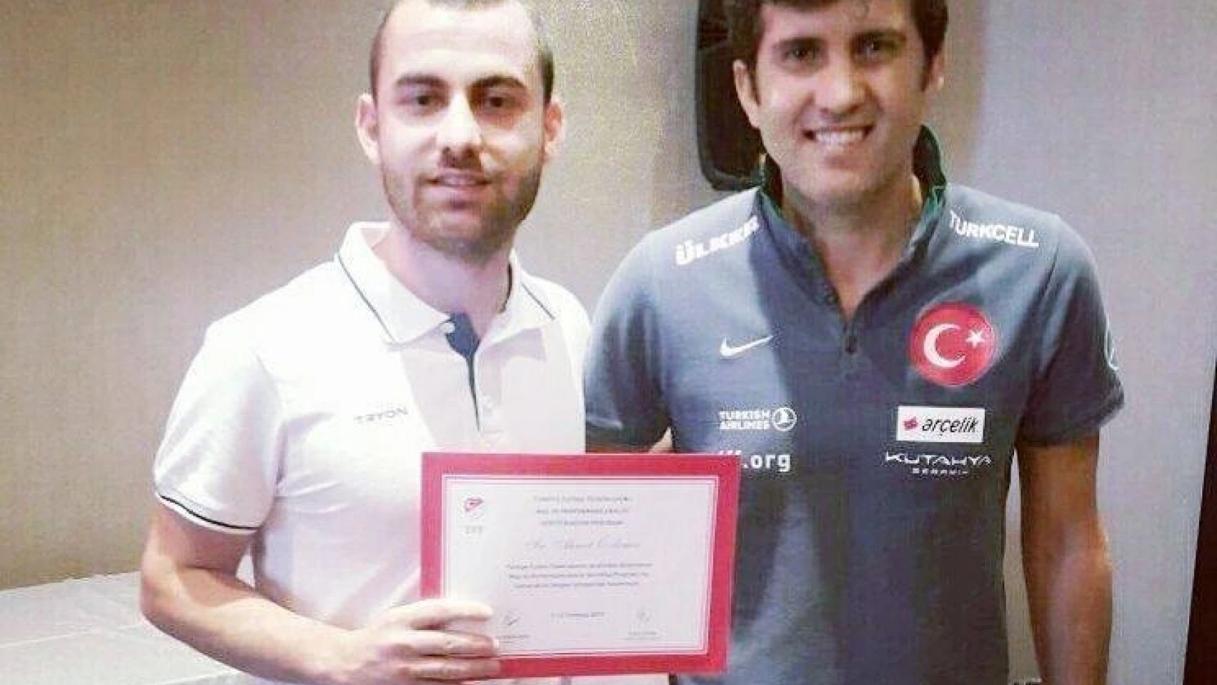 Malatyalı antrenör Türkiye'de bu belgeyi alan 46. antrenör oldu
