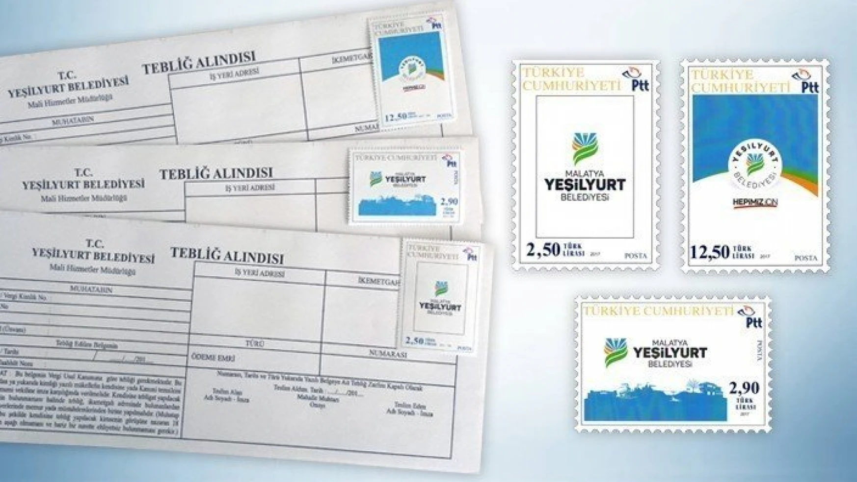 Yeşilyurt Belediyesi özel posta pulu bastırdı

