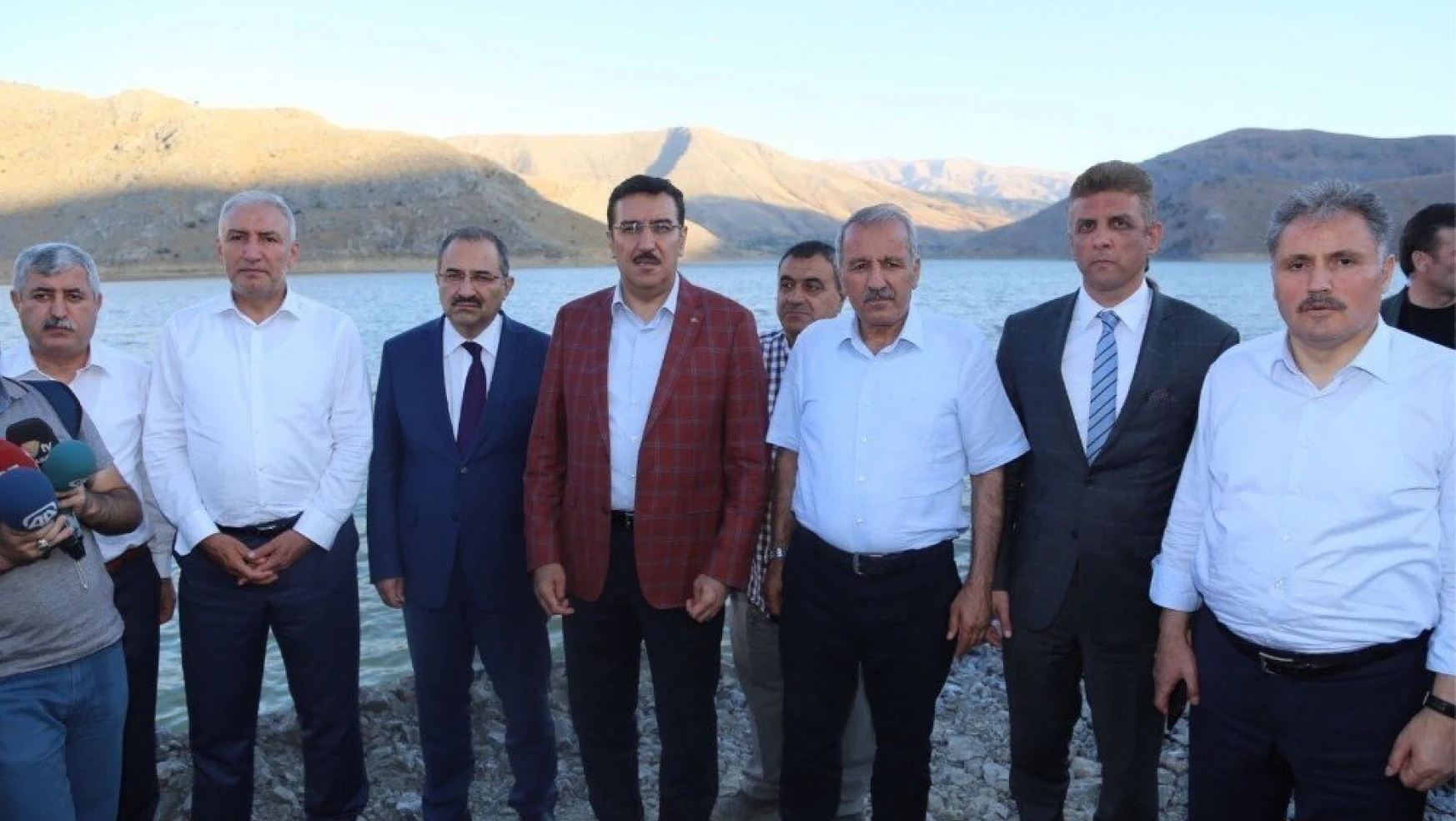 Bakan Tüfenkci Çat Barajı'nda incelemelerde bulundu
