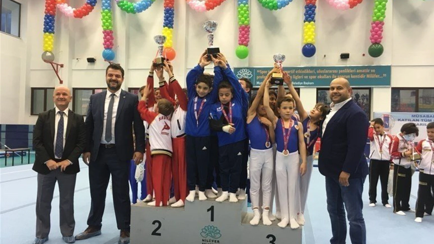 Jimnastikte Türkiye üçüncüsü oldular
