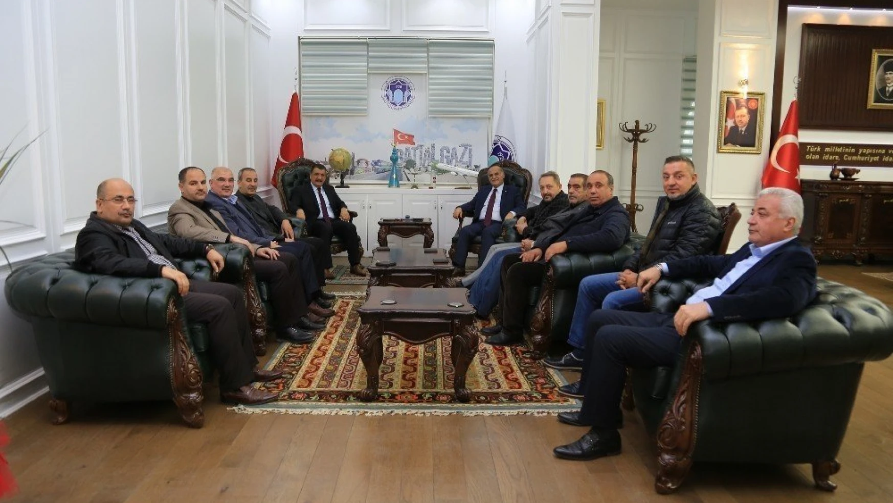 MTSO'dan Başkan Gürkan'a ziyaret
