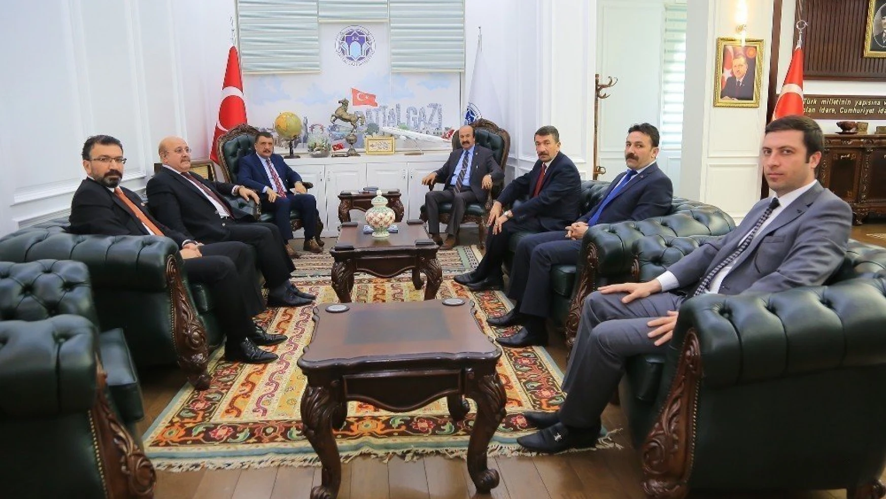Türk Eğitim-Sen'den Başkan Gürkan'a ziyaret
