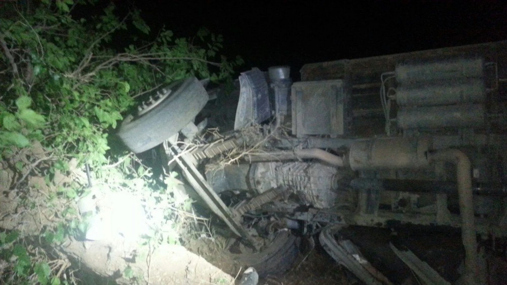 Elazığ'da korkunç kaza: 5 yaralı, 50 hayvan telef  oldu