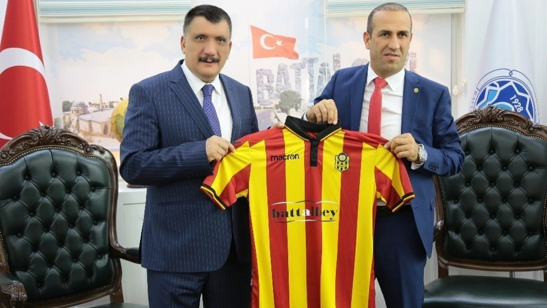 Yeni Malatyaspor Başkanı Gevrek'ten Gürkan'a ziyaret