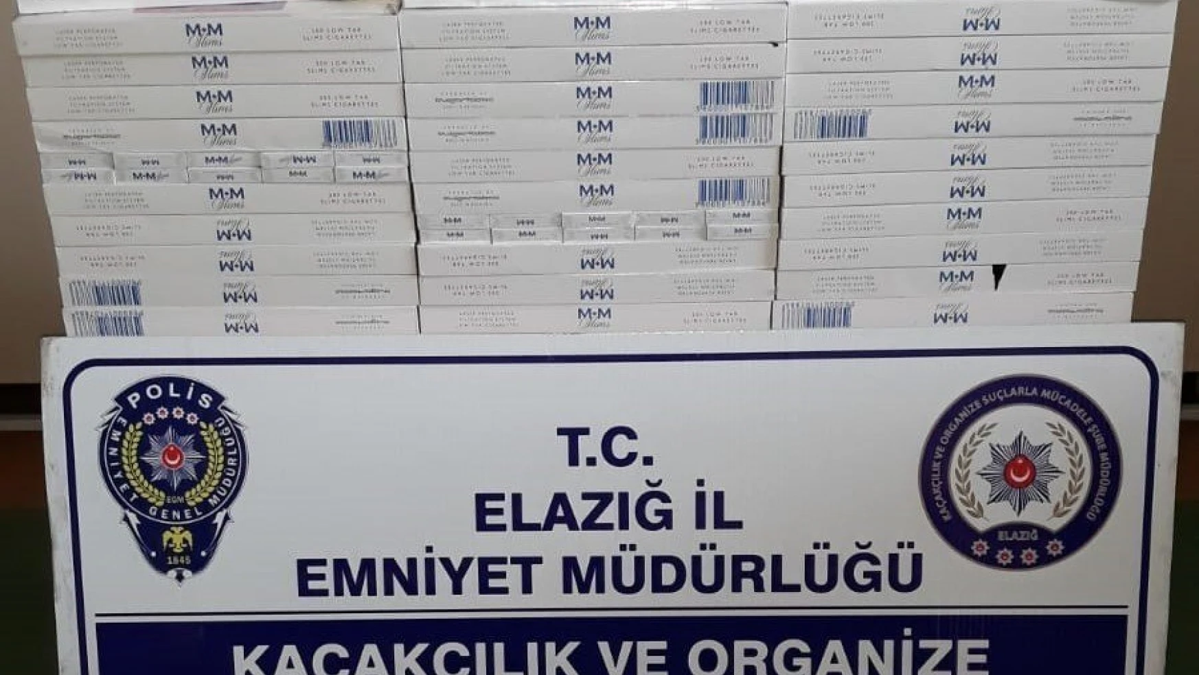 Elazığ'da 400 paket kaçak sigara ele geçirildi
