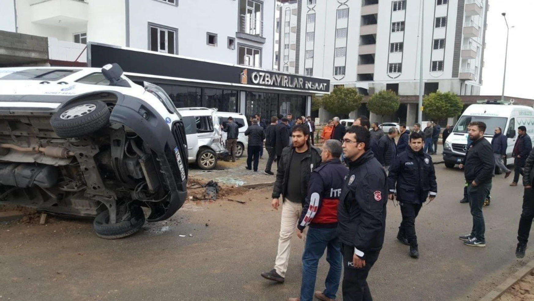 Kahta'da zincirleme kaza: 2 Yaralı