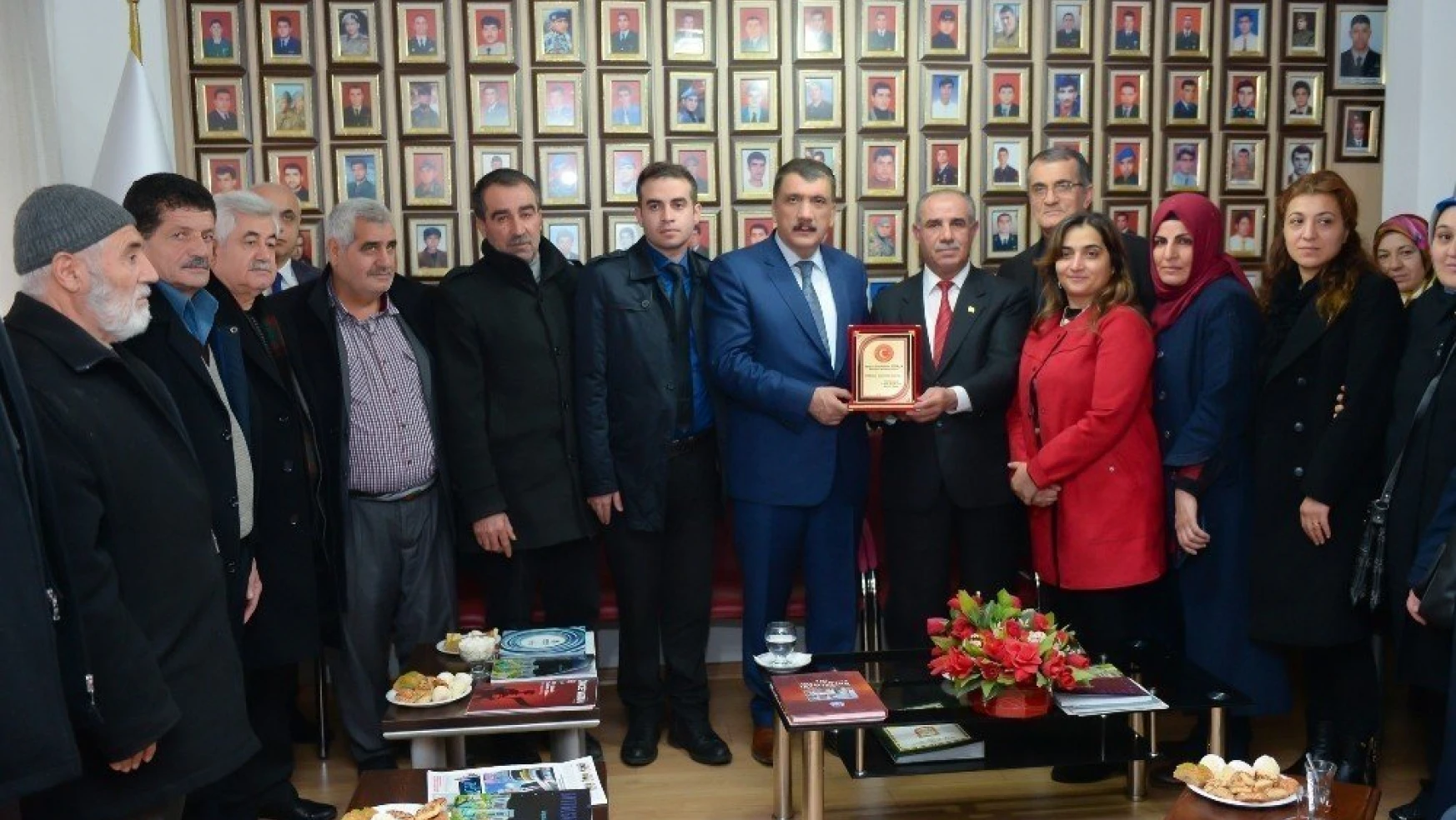 Başkan Gürkan, Şehit Aileleri ve Gazilerle bir araya geldi