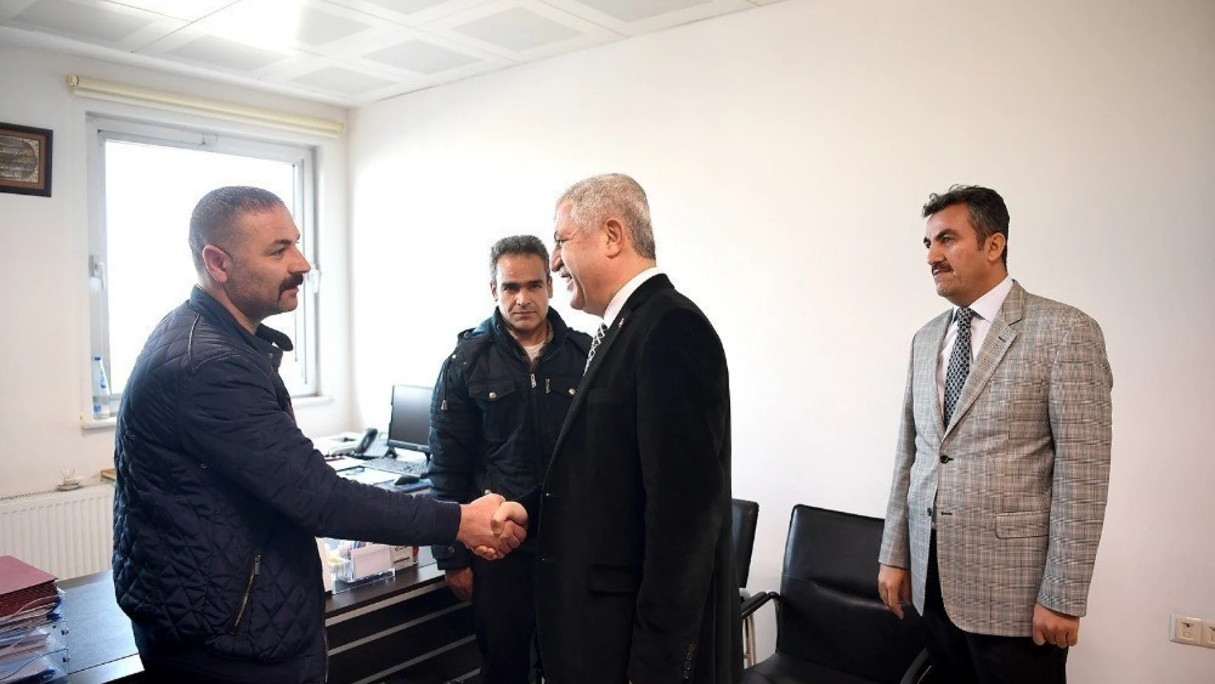 Başkan Polat MOTAŞ ve BELSOS'u ziyaret etti