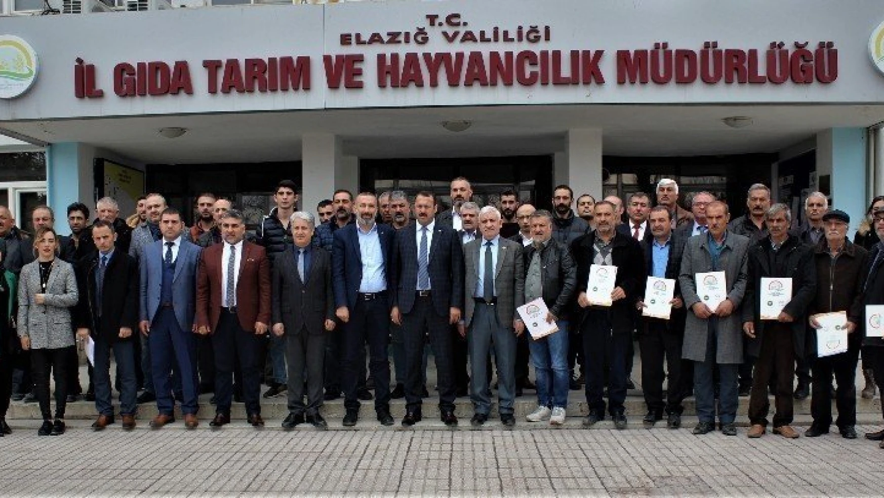 Elazığ'da 'İyi Tarım Uygulaması' 33 üretici sertifika aldı