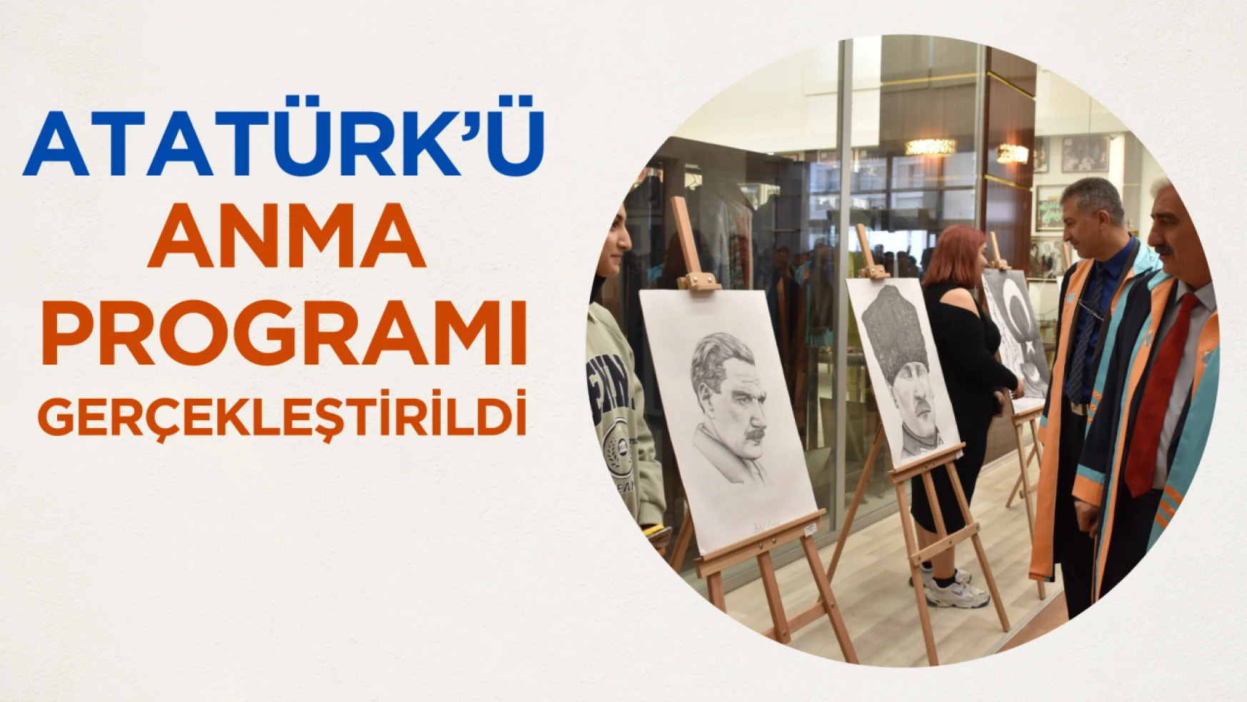 Atatürk'ü anma programı gerçekleştirildi