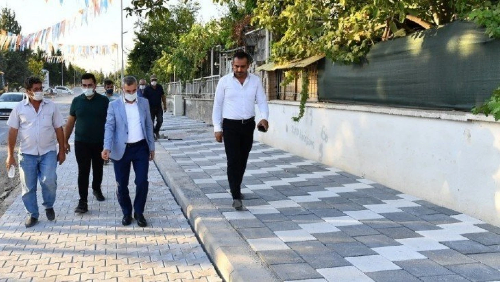 Başkan Çınar, yol çalışmalarını inceledi