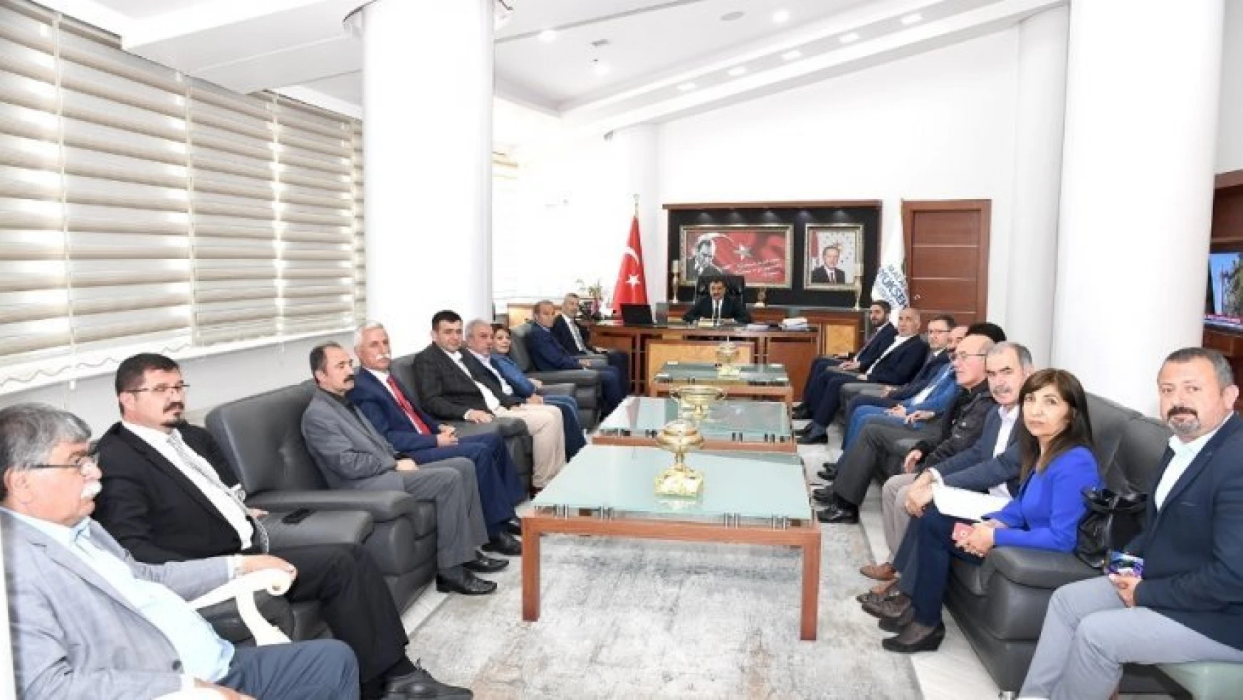 Başkan Gürkan, CHP Heyetini kabul etti