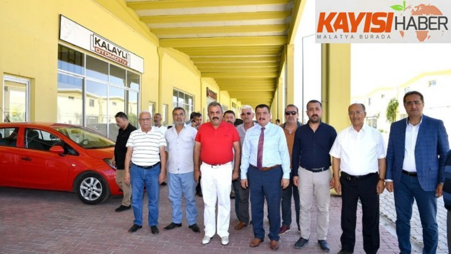 Başkan Gürkan'dan Galericiler Sitesine ziyaret