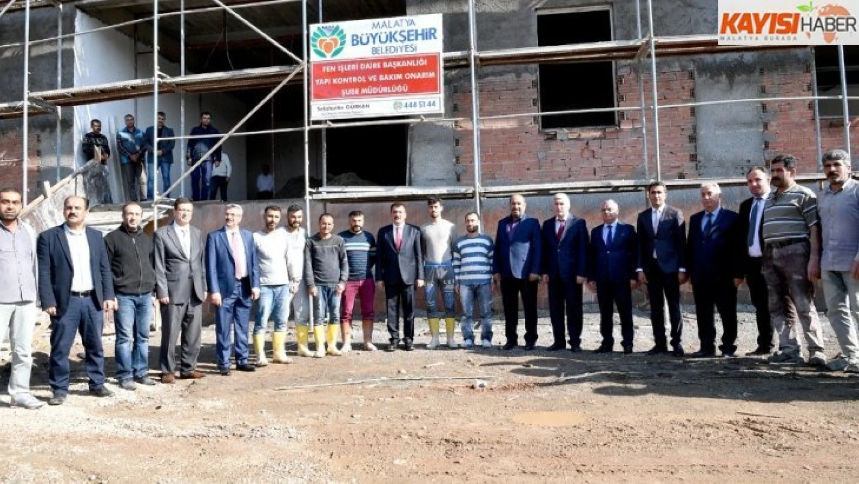 Başkan Gürkan, yeni itfaiye binasında inceleme yaptı