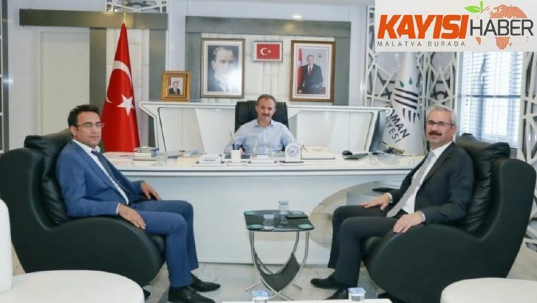 Başkan Kılınç ve Bölge Müdürü Keskin, projeleri konuştu